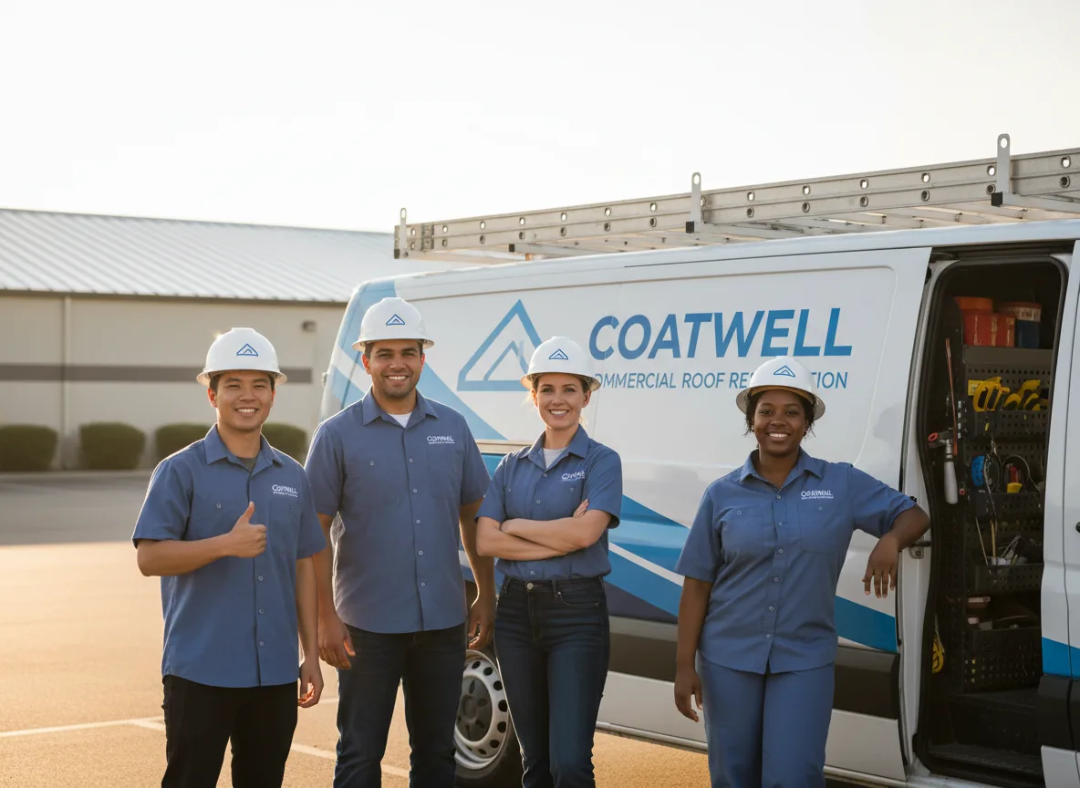 Commercial roof coating company in Downsville, LA